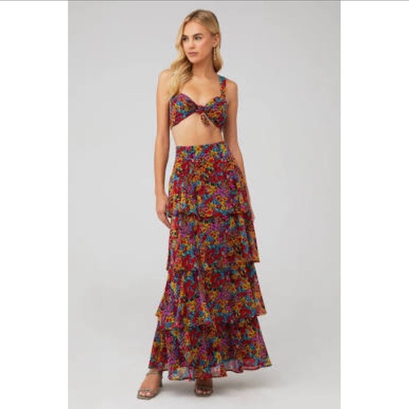 SHOW ME YOUR MUMU Garden Glow Katrina Swing Skirt and Kaden Top Set - Picture 1 of 5